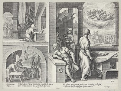 Synen av St. Peter av Philips Galle
