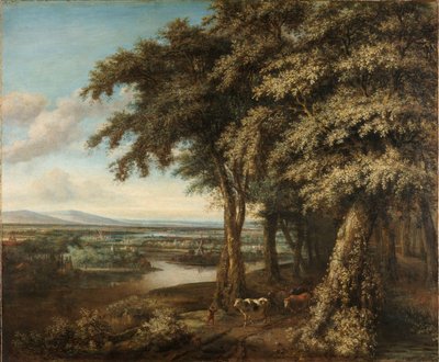 Ingången till skogen av Philips Koninck
