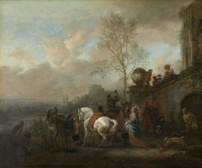 Avfärd till jakten av Philips Wouwerman