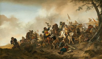 Slagscen av Philips Wouwerman