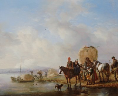 Hövagnen, efter c.1650 av Philips Wouwerman