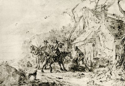 Stanna vid krogen av Philips Wouwerman