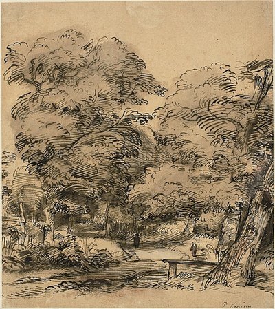 En stig i skogen av Philips de Koninck