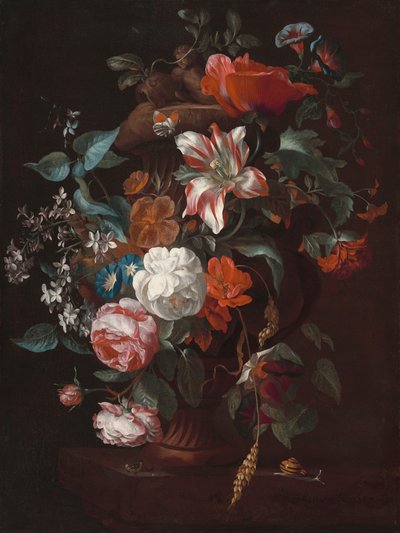 Blommor i en vas, ca. 1700. av Philips van Couwenbergh
