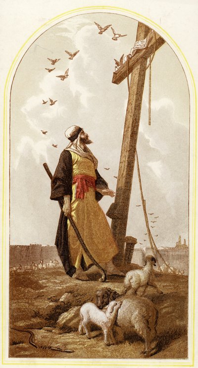 Herden i Jerusalem (chromolitho) av Phillip Richard Morris