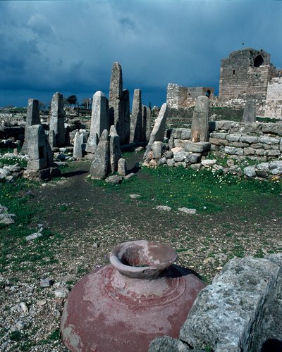 Obeliskernas tempel av Phoenician Phoenician