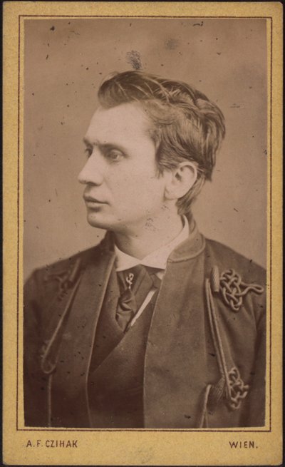 Leopold von Sacher-Masoch 1836-1895, ca. 1880 av Photo studio Adolf F. Czihak.