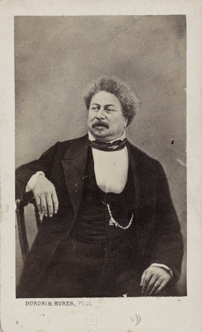 Författaren Alexandre Dumas far 1802-1870, 1870. av Photo studio Duroni and Murer.