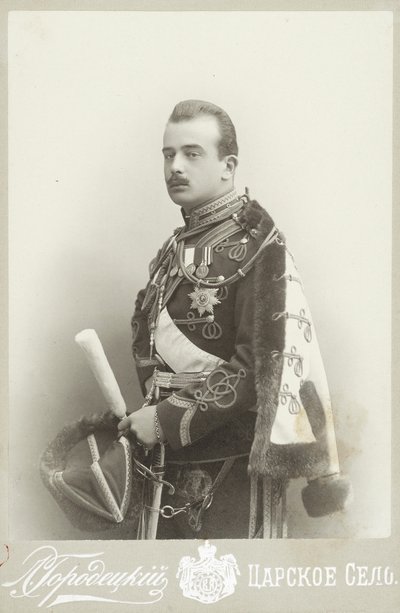 Storhertig Boris Vladimirovich av Ryssland 1877-1943, ca. 1900. av Photo studio L. Gorodetsky.