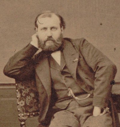 Porträtt av kompositören Charles Gounod 1818-1893, 1875. av Photo studio Mayer and Pierson.