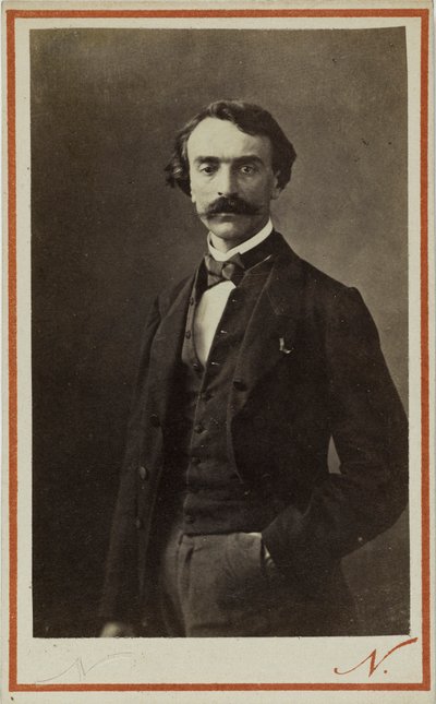 Porträtt av Jean-Léon Gérôme 1824-1904, ca. 1870. av Photo studio Nadar.