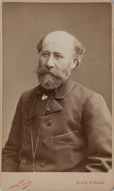 Porträtt av Octave Feuillet 1821-1890. av Photo studio Nadar.