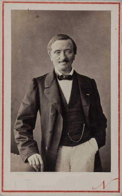 Porträtt av kompositören Antoine Elwart 1808-1877, ca 1860. av Photo studio Nadar.