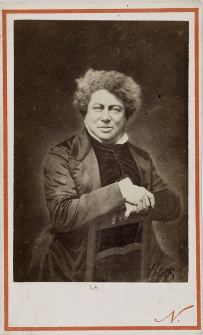 Författaren Alexandre Dumas far 1802-1870, 1870. av Photo studio Nadar.
