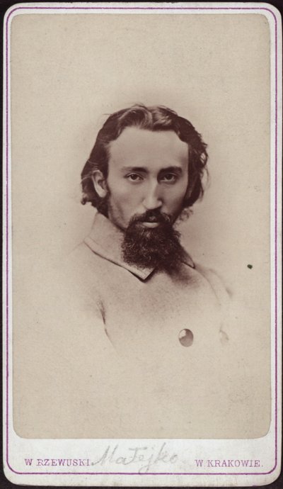 Porträtt av Jan Matejko 1838-1893, ca 1880. av Photo studio Waleri Rzewuski.