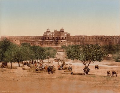 Agra. Fortet av Photoglob Co. (Zurich, active c. 1890 1910)