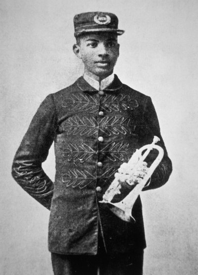 William Christopher Handy (1873-1958) (s/v foto) av Photographer American