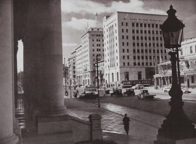A View of North Terrace, Adelaide, South Australia (s/v foto) av Photographer Australian