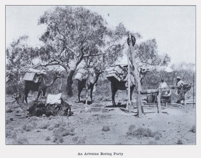 An Artesian Boring Party (s/v foto) av Photographer Australian