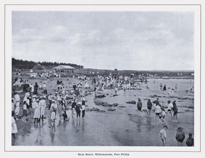 Back Beach, Williamstown, Port Phillip (s/v foto) av Photographer Australian