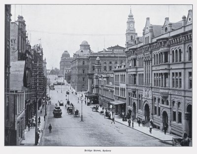 Bridge Street, Sydney (s/v foto) av Photographer Australian