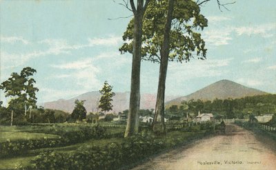 Healesville, Victoria, Australien (färgat foto) av Photographer Australian