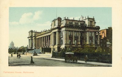 Parliament House, Melbourne, Victoria, Australien (foto) av Photographer Australian