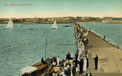 St Kilda från piren, Melbourne, Victoria, Australien (foto) av Photographer Australian