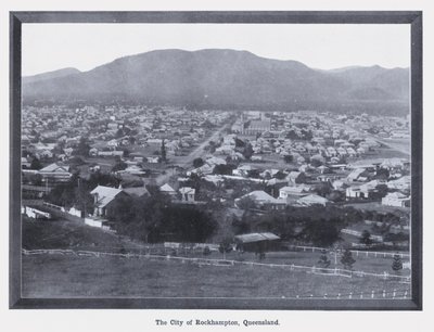 The City of Rockhampton, Queensland (s/v foto) av Photographer Australian
