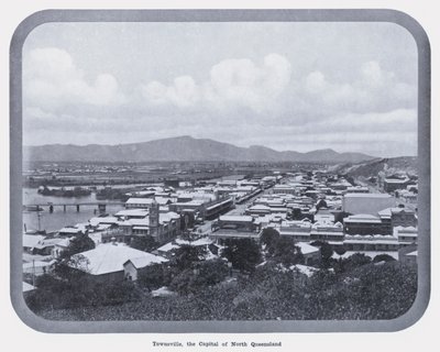 Townsville, huvudstaden i norra Queensland (s/v foto) av Photographer Australian