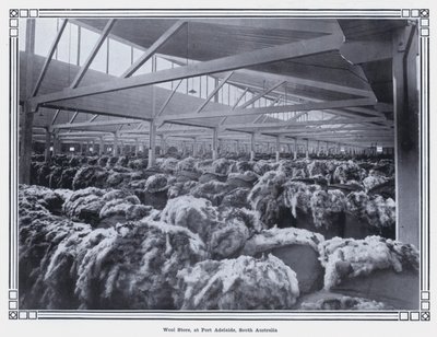 Wool Store, i Port Adelaide, South Australia (s/v foto) av Photographer Australian