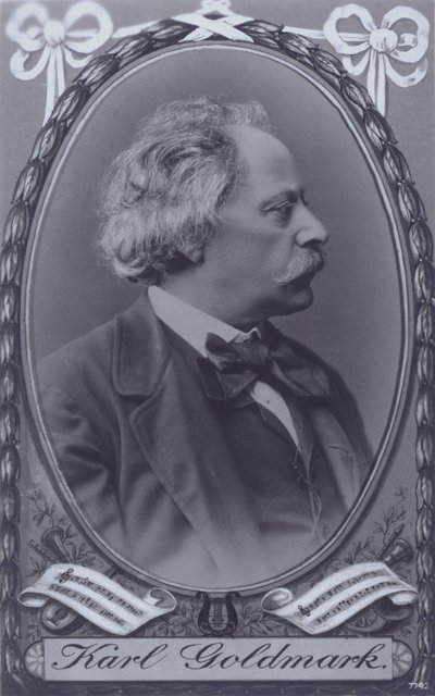 Karl Goldmark, ungersk kompositör (s/v foto) av Photographer Austrian