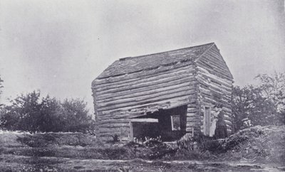 Kanada: First Council House of Six Nations Indians, Brantford (s/v foto) av Photographer Canadian