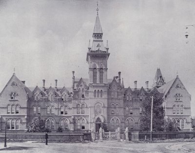 Kanada: Knox College, Toronto (s/v foto) av Photographer Canadian