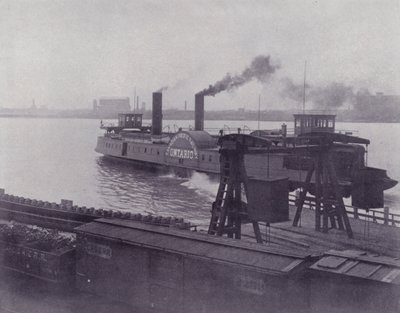 Kanada: Transfer Steamer mellan Windsor och Detroit (s/v foto) av Photographer Canadian