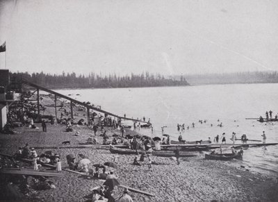 English Bay, Vancouver (s/v foto) av Photographer Canadian