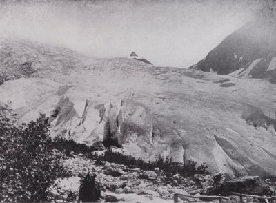 Foten av den stora glaciären (s/v foto) av Photographer Canadian