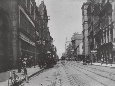 King Street, Toronto (s/v foto) av Photographer Canadian