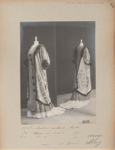 Albumsida: House of Worth, Evening Coat av Photographer French