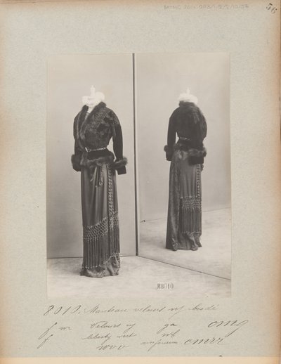 Albumsida: House of Worth, Jacket av Photographer French