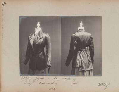 Album sida: House of Worth, Jacket av Photographer French