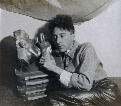 Porträtt av Jean Cocteau av Photographer French