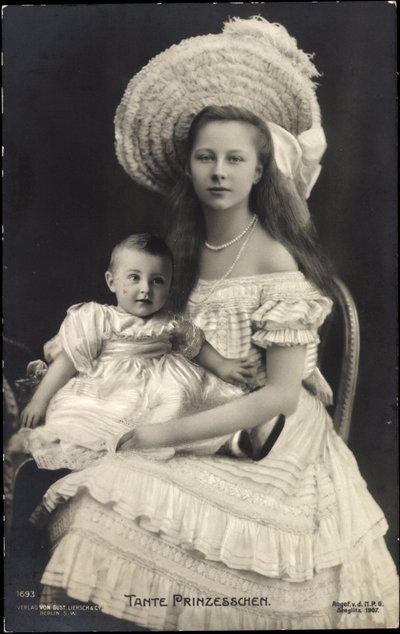Moster Prinzesschen, prinsessan Luise av Preussen av Photographer German