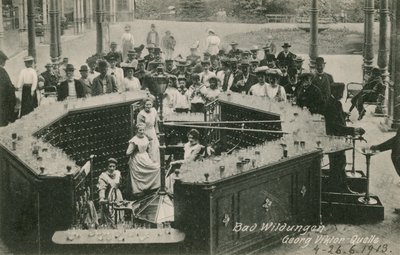 Bad Wildungen. Vykort skickat 1913. av Photographer German
