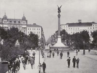 Belle-Alliance-Platz och Friedrich-Strasse (s/v foto) av Photographer German