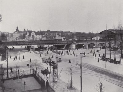 Charlottenburg, Hardenbergstrasse, Bahnhof Zoologischer Garten (s/v foto) av Photographer German