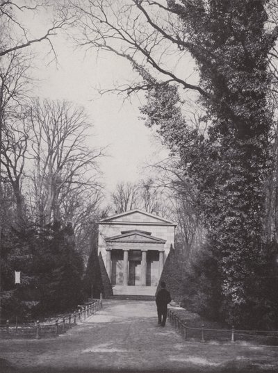 Charlottenburg, Mausoleum, exteriör (s/v foto) av Photographer German