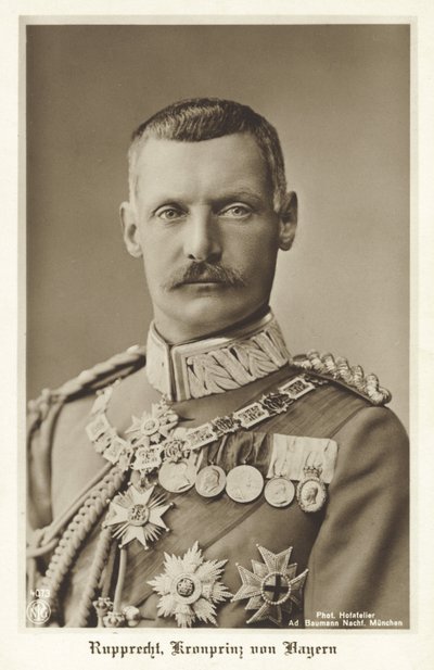 Kronprins Rupprecht av Bayern (s/v foto) av Photographer German