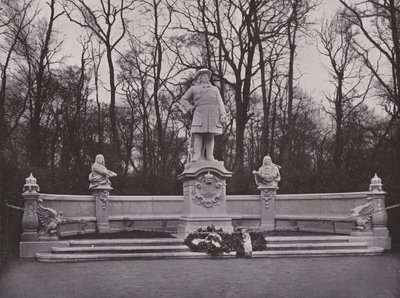 Monument i Siegesallee, Friedrich Wilhelm, den store kurfursten (s/v foto) av Photographer German