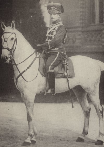 Gustav Krupp von Bohlen, make till Berthe Krupp, ägare av Krupps industriimperium (s/v foto) av Photographer German